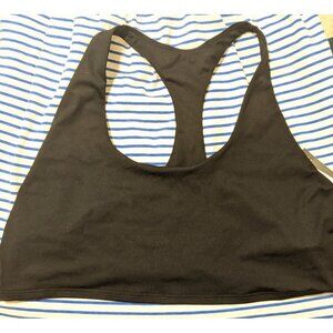 TWO GAP Womens Low Support Racerback Sports Bra XXL Black & Green